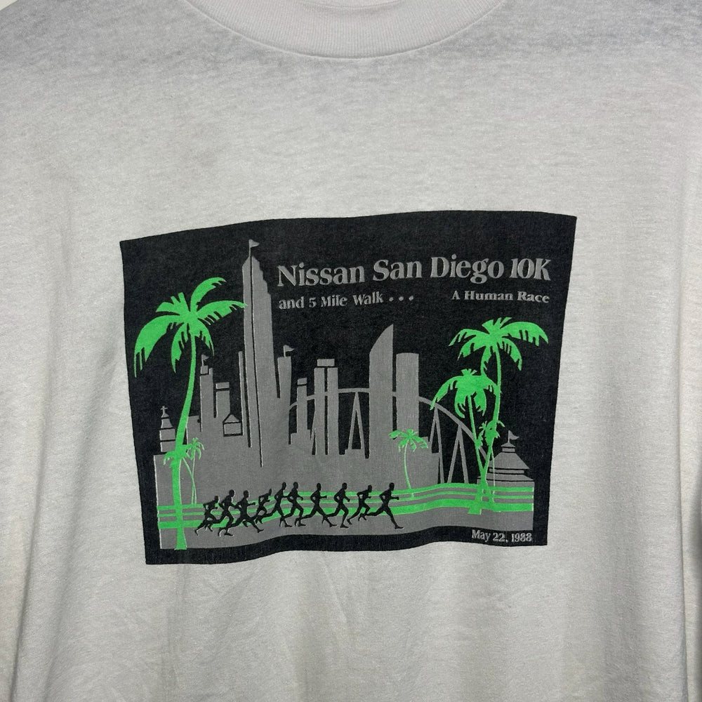 1988 Nissan San Diego 10K Human Race Single Stitch Tee
