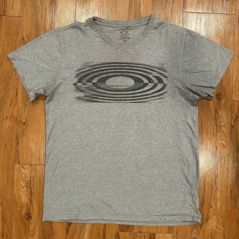 Oakley Ellipse Blur Logo Tee Heather Grey