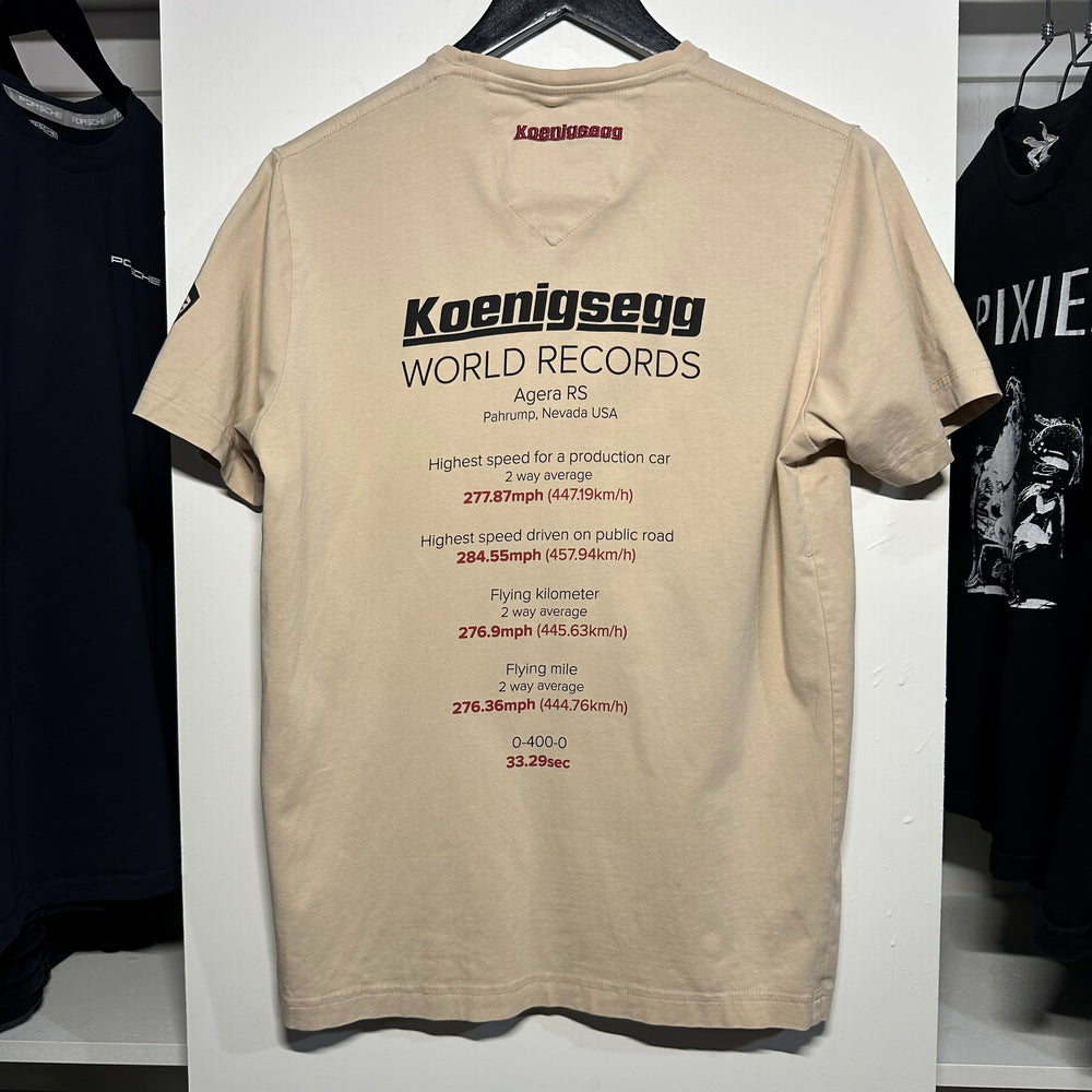 Authentic Koenigsegg Agera RS World Record Speed Limit 277 Tee