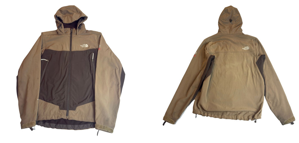 The North Face Summit Series softshell front and back