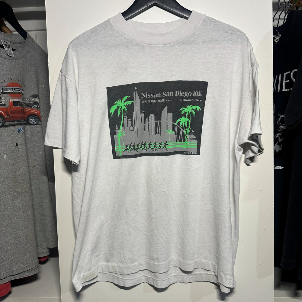 1988 Nissan San Diego 10K Human Race Single Stitch Tee