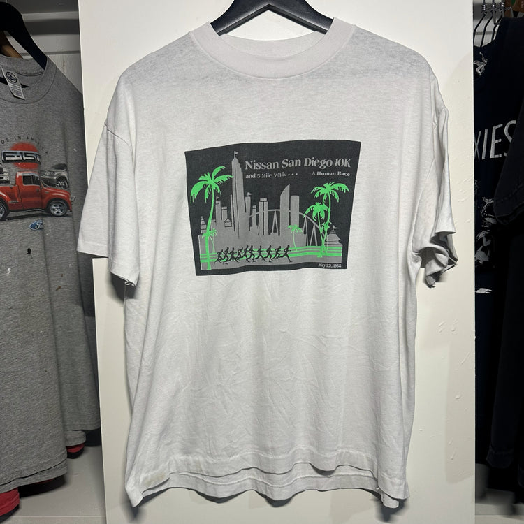 1988 Nissan San Diego 10K Human Race Single Stitch Tee