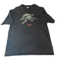 Vintage 1998 Easyriders Sturgis VQ Magazine skull tee front