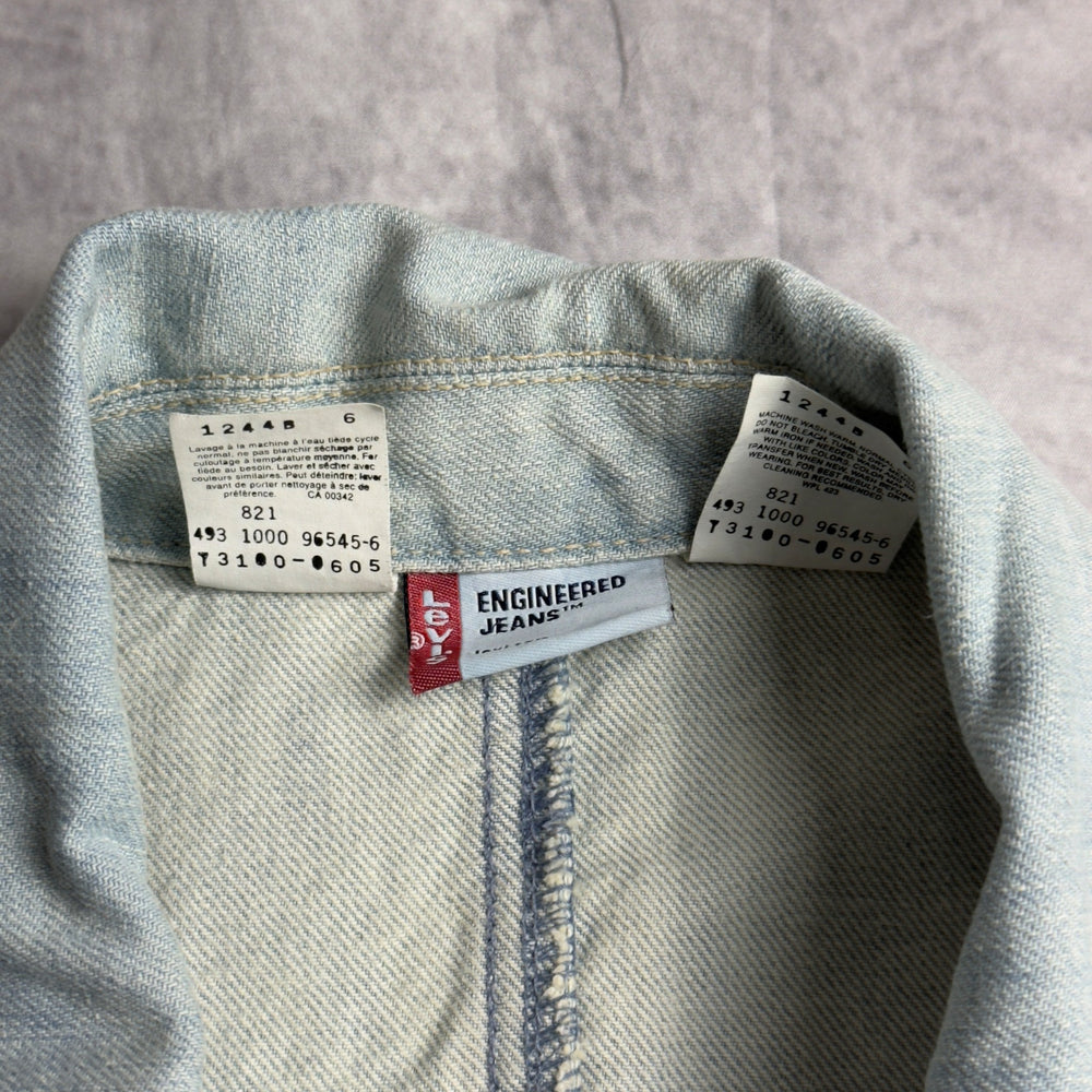 Levi's Engineered Jeans tag with sideways red tab