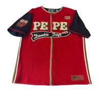 Vintage Pepe Jeans Double Dogs baseball jersey, front