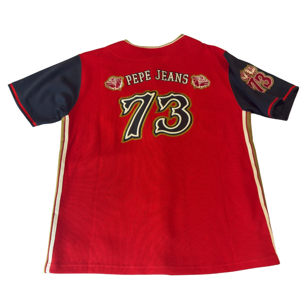 Vintage Pepe Jeans 73 baseball jersey, back